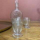 Ensemble carafe et verres en cristal Baccarat