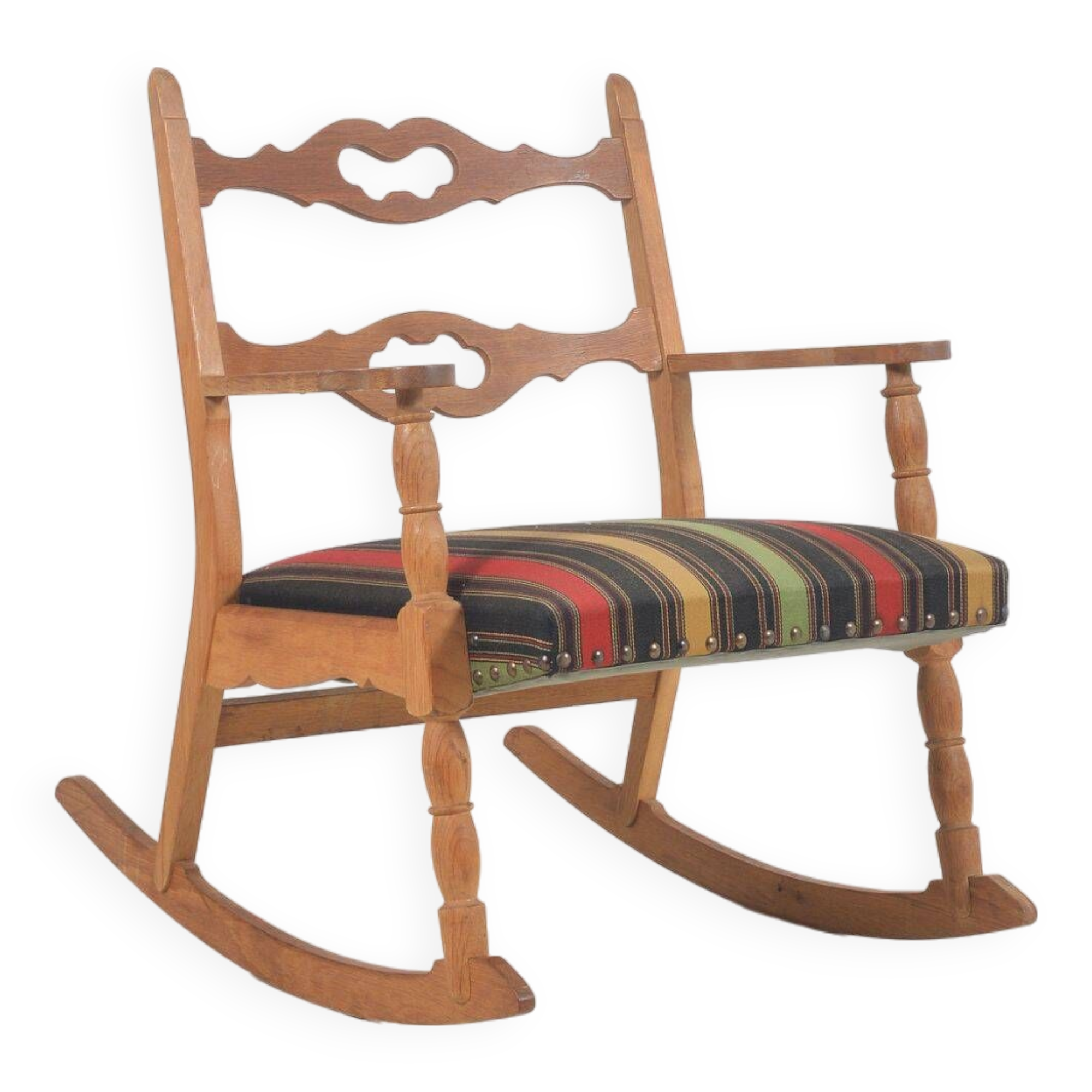 Danish rocking chair by Henning Kjærnulff for EG Kvalitetsmobel, 1960s