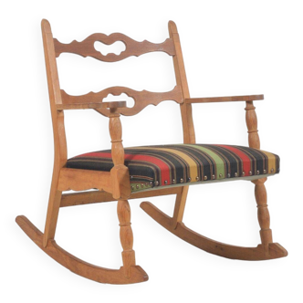 Fauteuil à bascule danois par Henning Kjærnulff pour EG Kvalitetsmobel, 1960