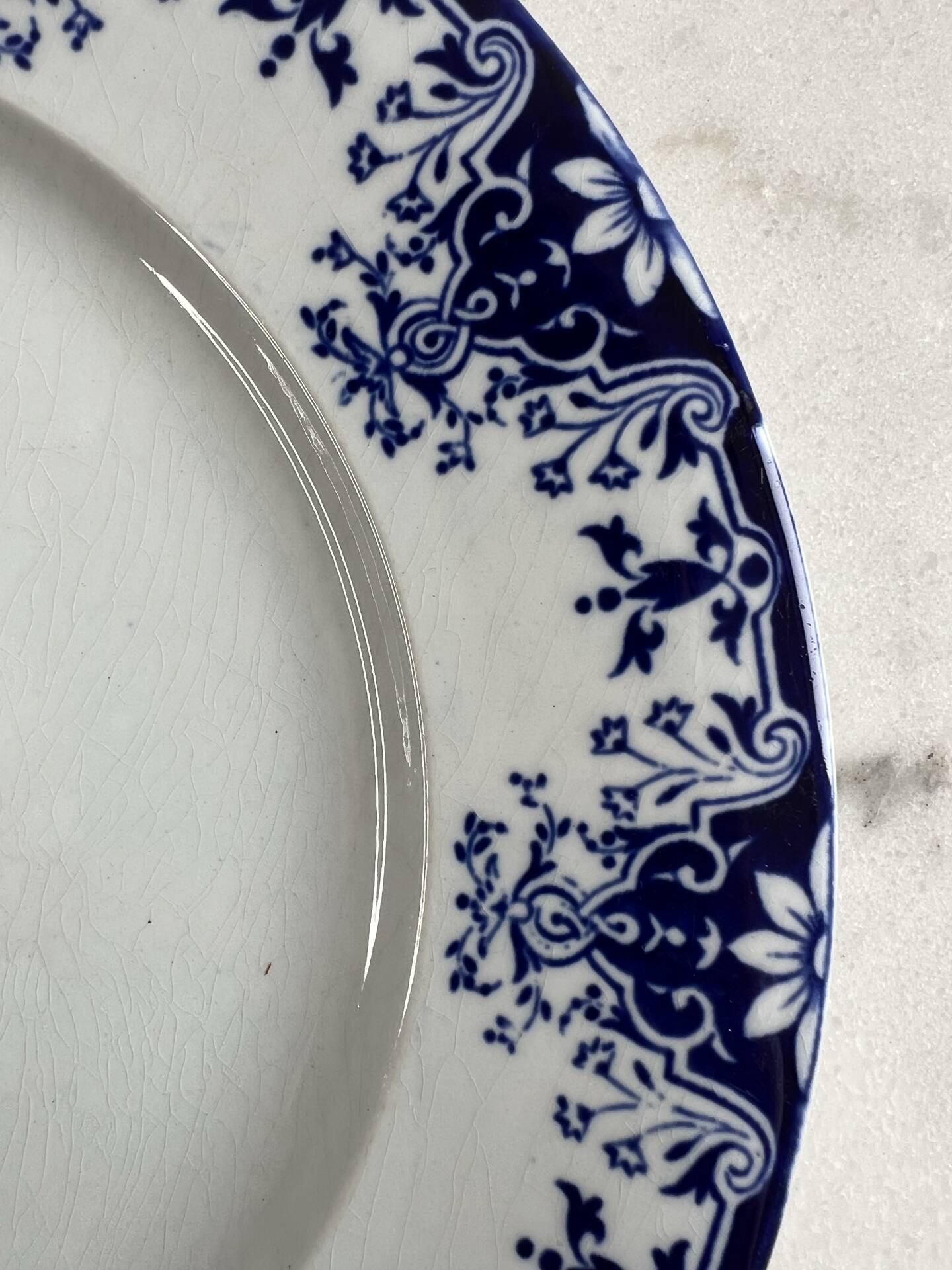 J. Vieillard Bordeaux flat plate 25cm, Rouen (2 units available)