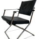 Vintage Sleek Modern Euroka Folding Campaign Lounge Chair by Mark Singer for Melamede