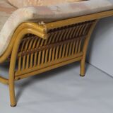 Vintage bamboo sofa or daybed