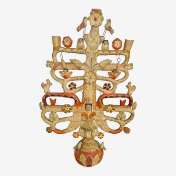 Mexico, sculpture Ceramic Tree of Life by Aurelio Flores, twentieth century 1930-1940)