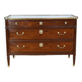 Cuban Mahogany Chest of Drawers, Louis XVI Period – 2nd Part 18th Century