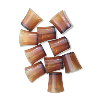 Serie de verres gobelets duralex