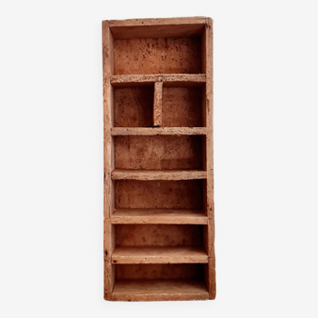 Compartmentalized wooden box locker