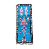 Carpet berbere boucherouite 90×240 cm