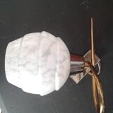 Speckled glass sconce