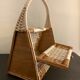 Rattan handbag and scoubidou's threads, 1950
