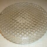 Globe for vintage diamond tip glass ceiling light