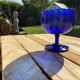 Cobalt blue fruit cup