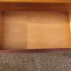 Vintage sideboard in wood, metal foot, 6 drawers