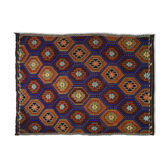 Tapis kilim anatolien fait à la main 273 cm x 211 cm