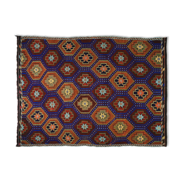 Tapis kilim anatolien fait à la main 273 cm x 211 cm
