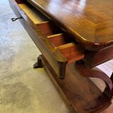 Solid walnut console