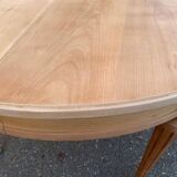 Renovated Louis XVI extendable round table from the 19th century, 260cm.