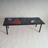 Mid-century modern  tiled coffee table by Antonio Denisco