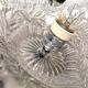 Lampe suspendue en verre de ferme du milieu du siècle