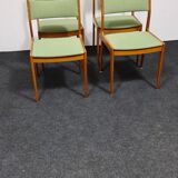 Set of four vintage Danish design dinning chairs by M mobil