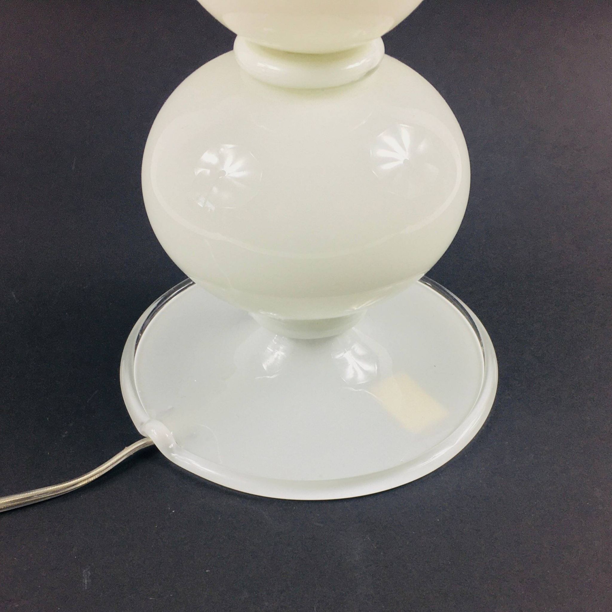 Large Mid Century Murano Glass Table Lamp From Barovier & Toso, Italy, 1960s