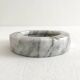 Cendrier rond en marbre gris vintage