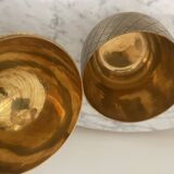 Solid brass pineapple container