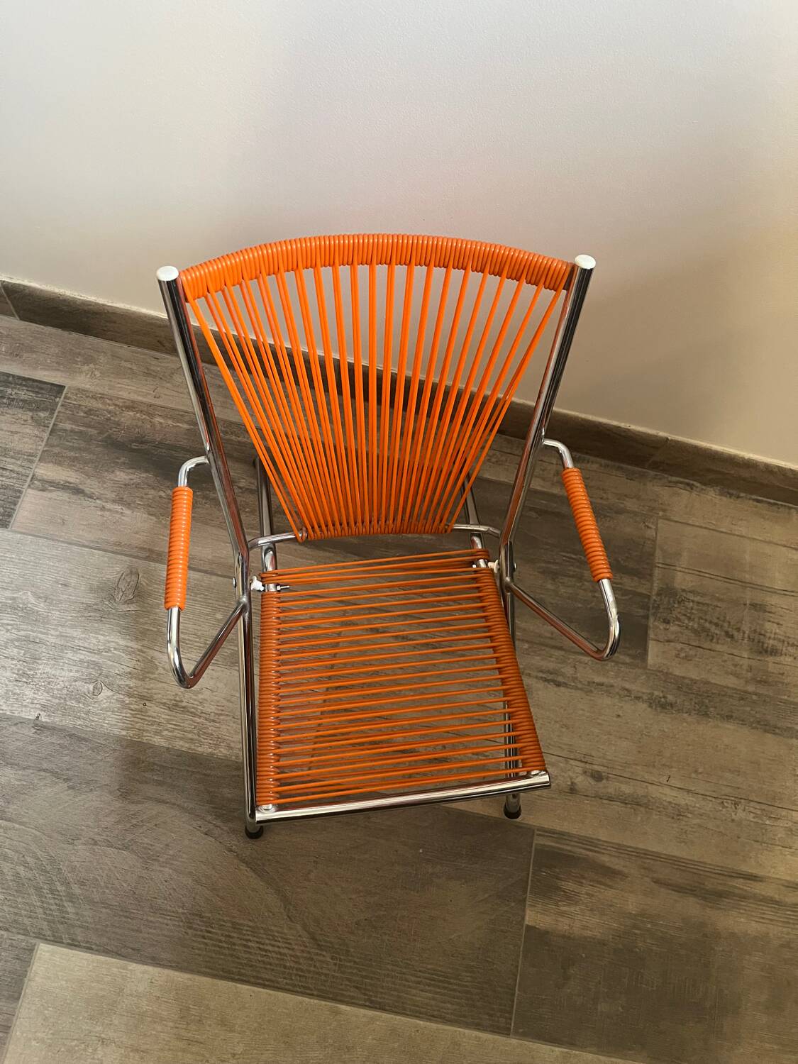 Scoubidou children's armchair