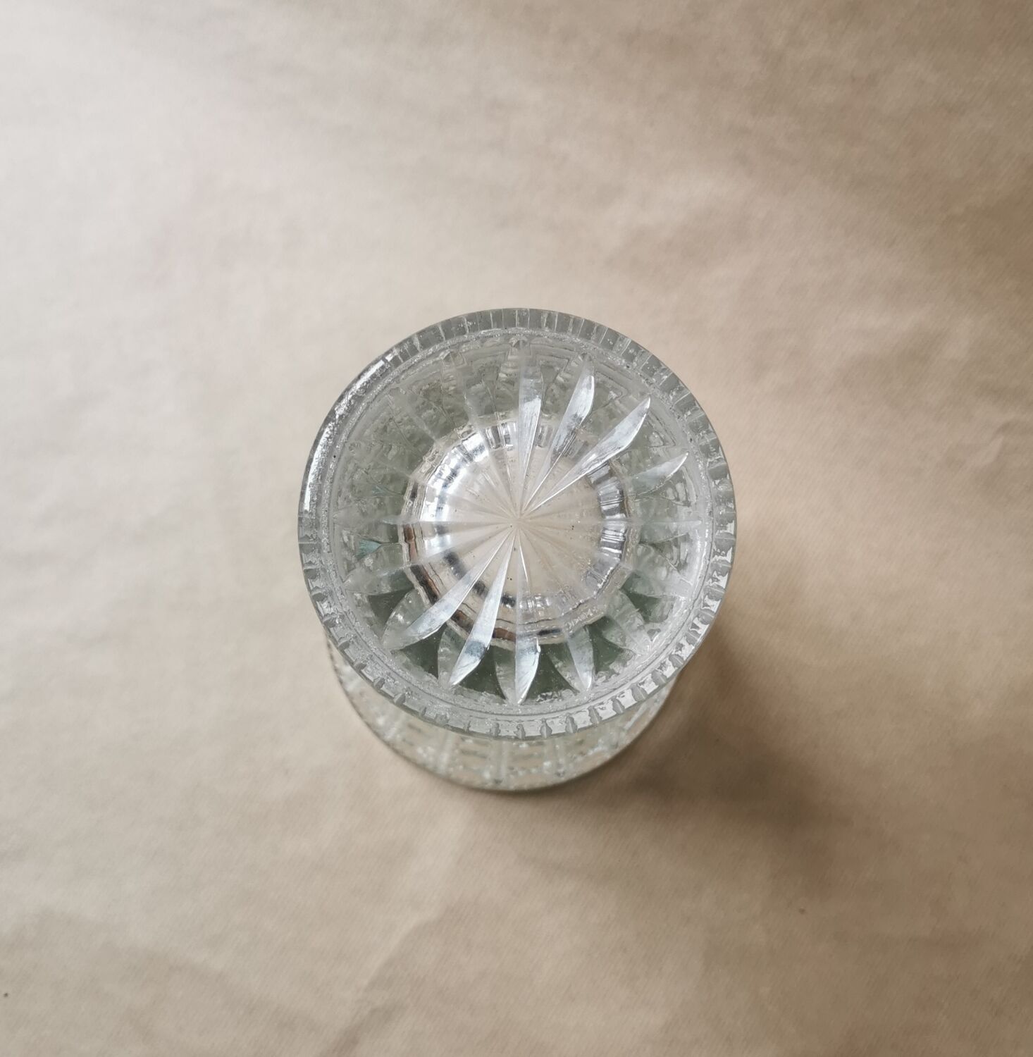 Large glass vase
