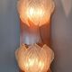 Pair of Novaresi 2-light Murano glass wall lights, Milan 1970.