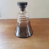Art Deco smoked glass carafe