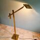 Brass articulated chandelier with counterweight, Hollywood Regency style, 1970-80.