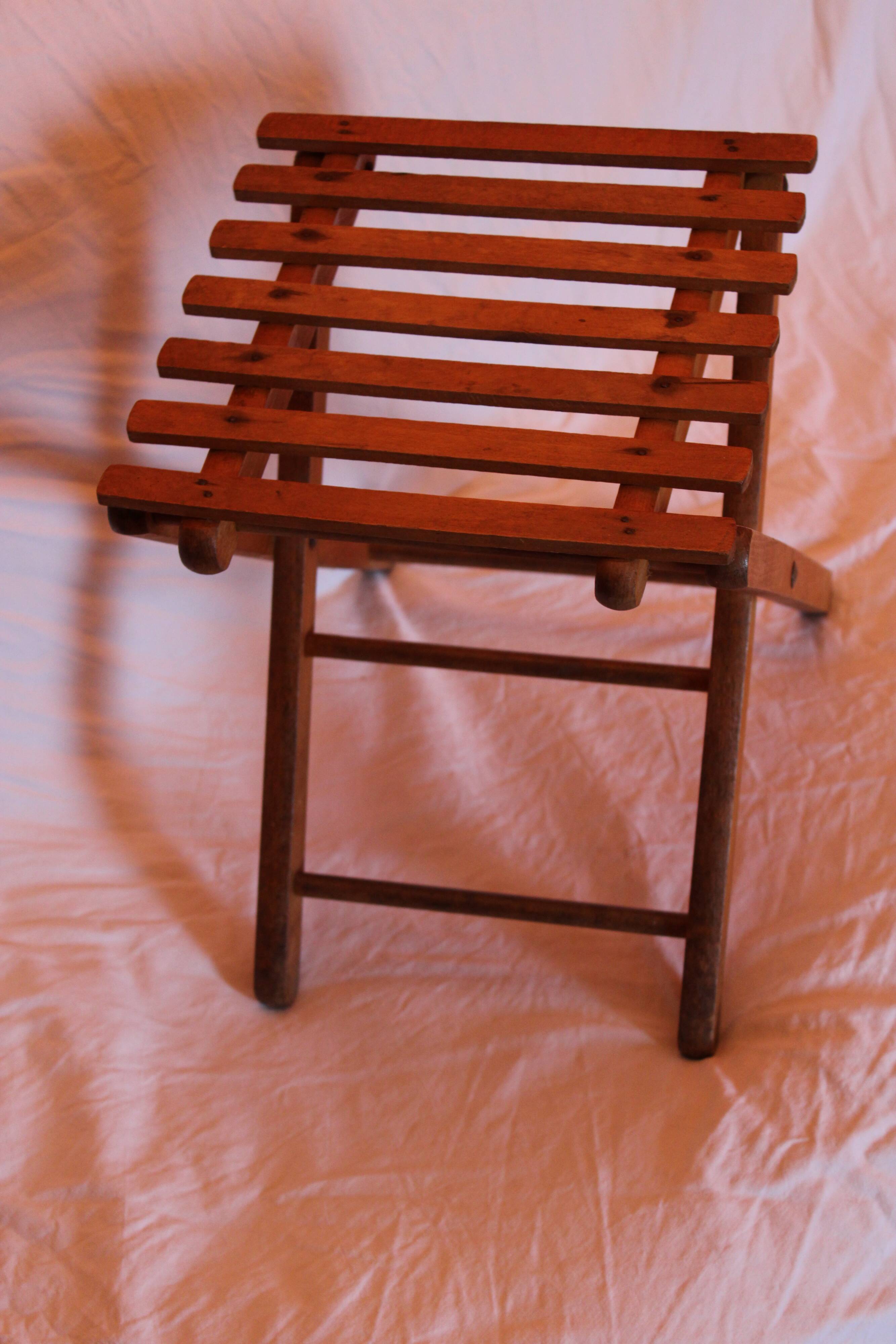 Old folding stool