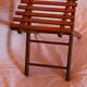 Old folding stool