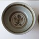 Set of 2 ramekins Bowls / cups in glazed ceramic Signed Blanot
