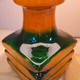 Old vintage design ceramic lamp from the 70s CARI ZALLONI for Steuler