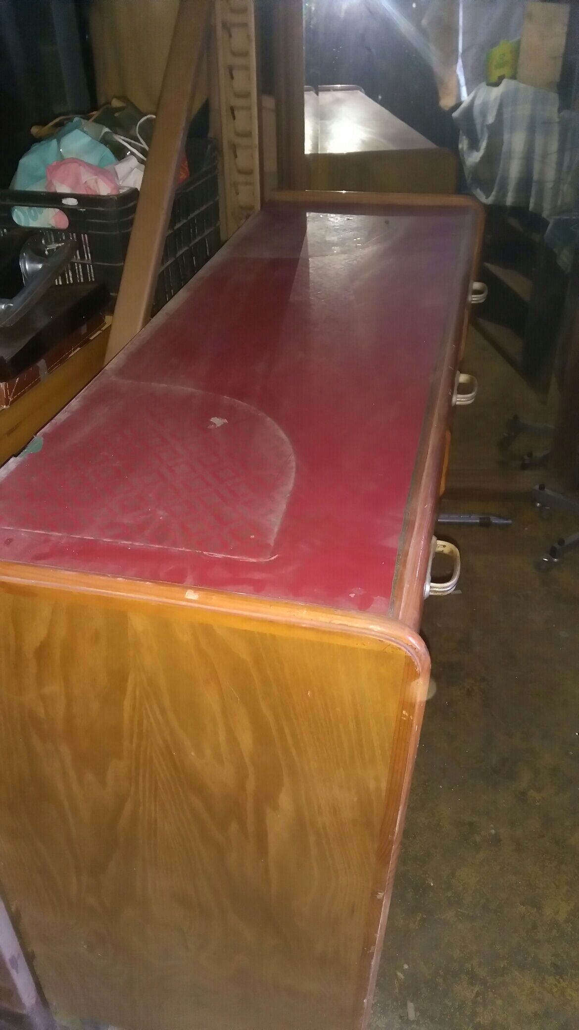 The 1950s wooden buffet