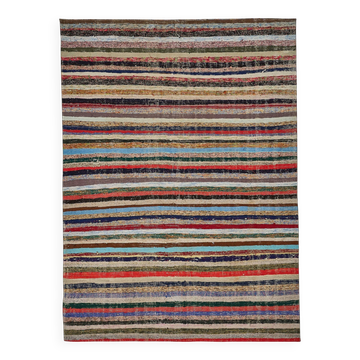 Turkish Handwoven Flatweave Chaput Kilim 176 cm x 246 cm