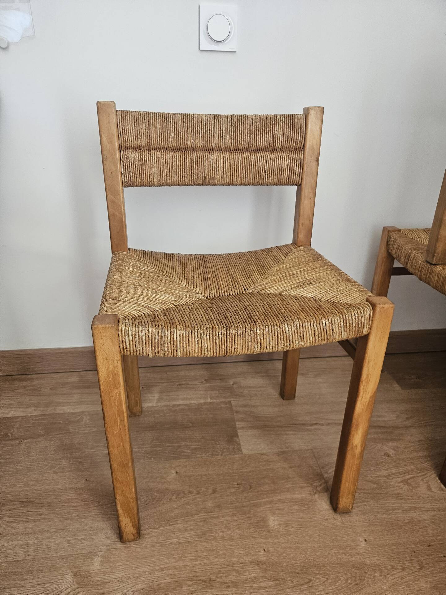 Suite de 5 chaises Pierre Gautier-Delaye, Meubles Week-End, années 60