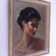 Portrait of a young woman by Maurice Leclercq, 1955,