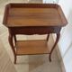 Table d’appoint – Bout de canapé -Acajou – plateau a rebord-1 tiroir