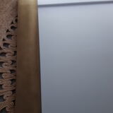 Gold metal mirror years 80 55x97cm