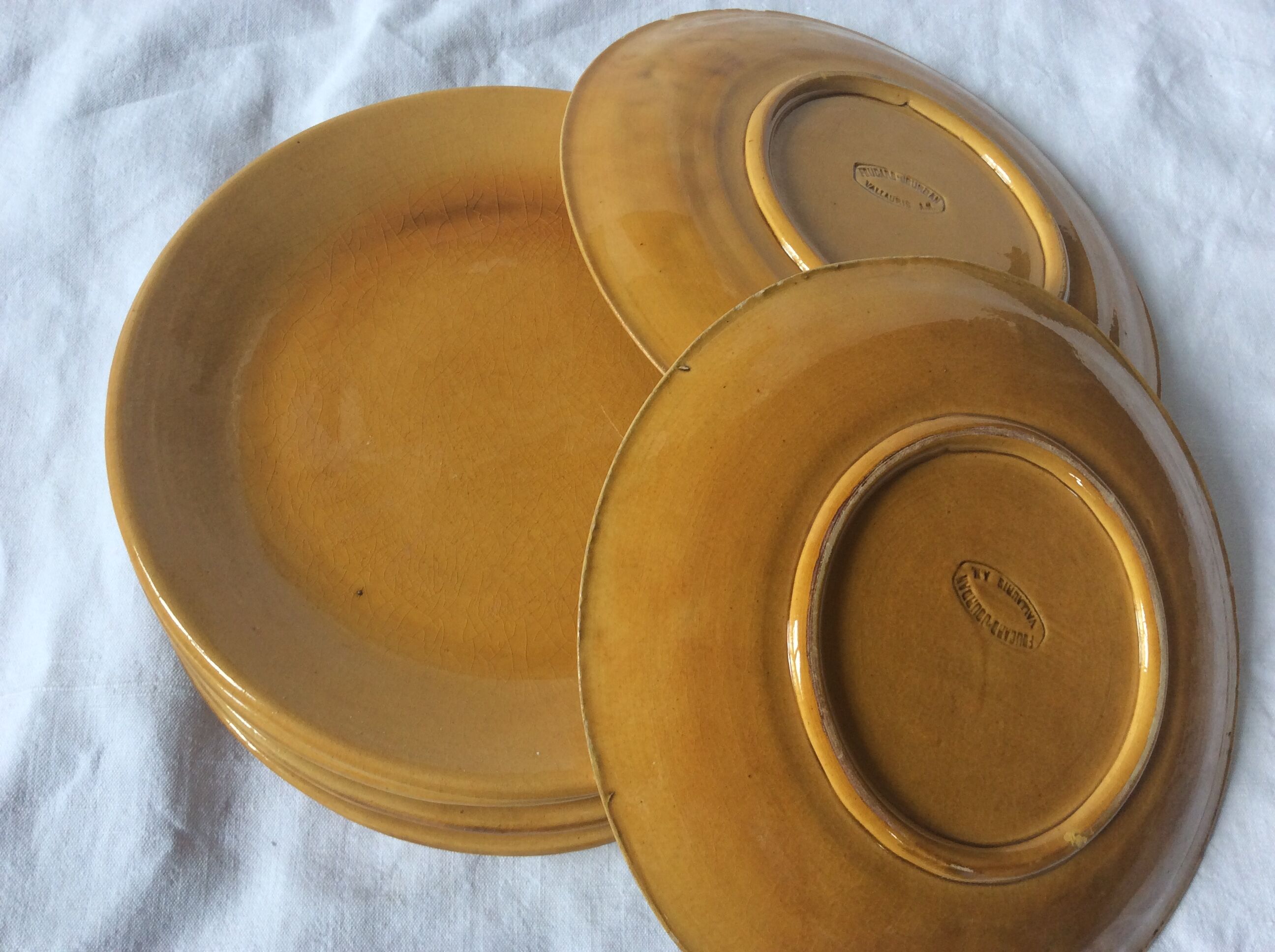 6 vintage Vallauris plates