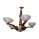 Chandelier lamp ezan 5 branch signed