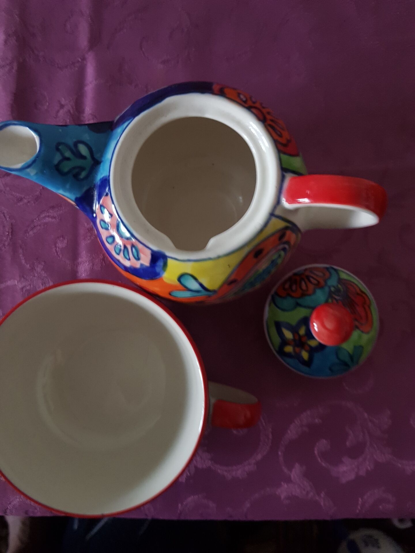 Teapot and cup set, brand Gall&Zick.