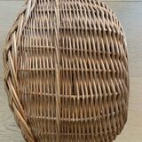 Wicker basket without handle