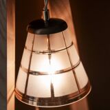 Vintage amber portable lamp