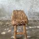 Small organic bench in blond Asian teak quadripod - Tujuh