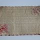 Set of 12 vintage rectangular placemats from the 1980s, like new in vegetable fibers