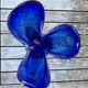 Blue glass vase 60/70
