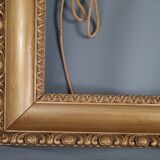 Old frame stucco wood & gilded 40.5x35.5 cm, leaf 28.2x22.9 cm sb